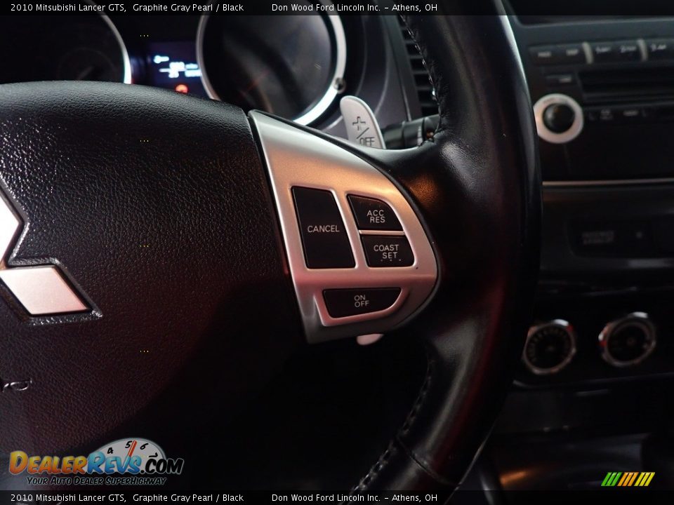 2010 Mitsubishi Lancer GTS Graphite Gray Pearl / Black Photo #30