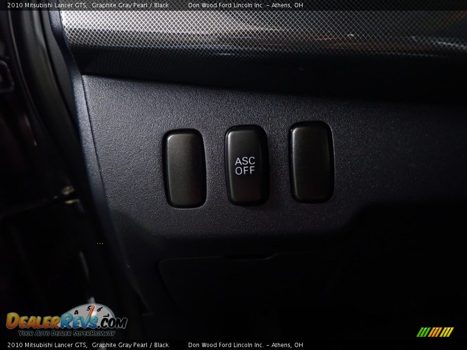 2010 Mitsubishi Lancer GTS Graphite Gray Pearl / Black Photo #31