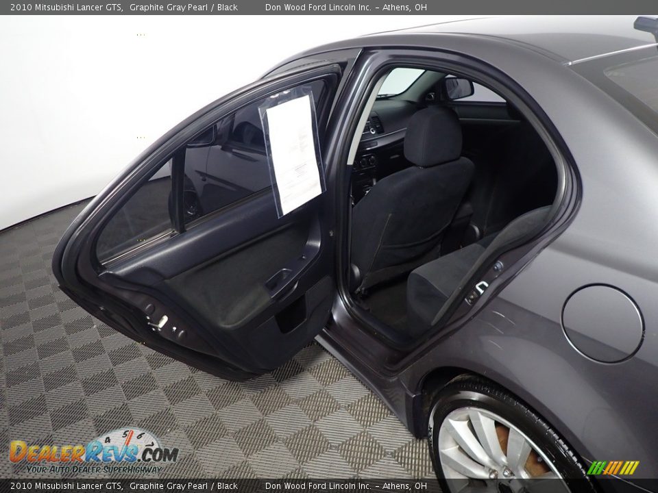 2010 Mitsubishi Lancer GTS Graphite Gray Pearl / Black Photo #34