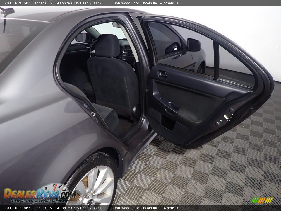 2010 Mitsubishi Lancer GTS Graphite Gray Pearl / Black Photo #36