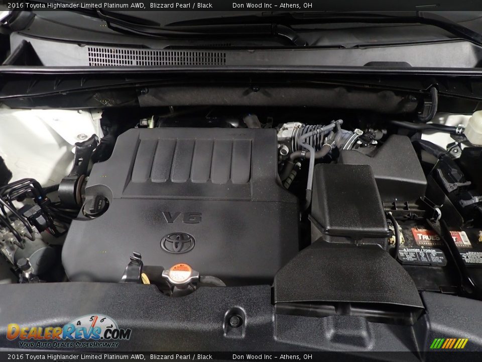 2016 Toyota Highlander Limited Platinum AWD Blizzard Pearl / Black Photo #10