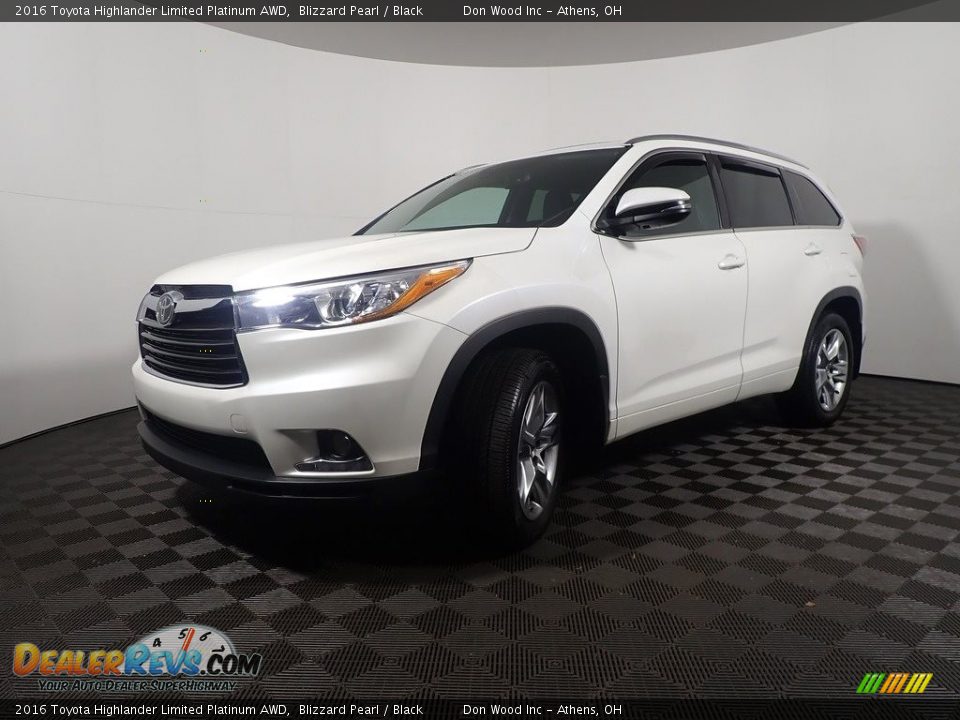 2016 Toyota Highlander Limited Platinum AWD Blizzard Pearl / Black Photo #11