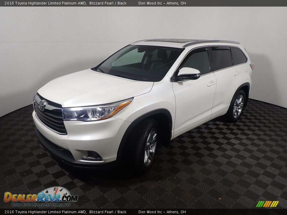 2016 Toyota Highlander Limited Platinum AWD Blizzard Pearl / Black Photo #12