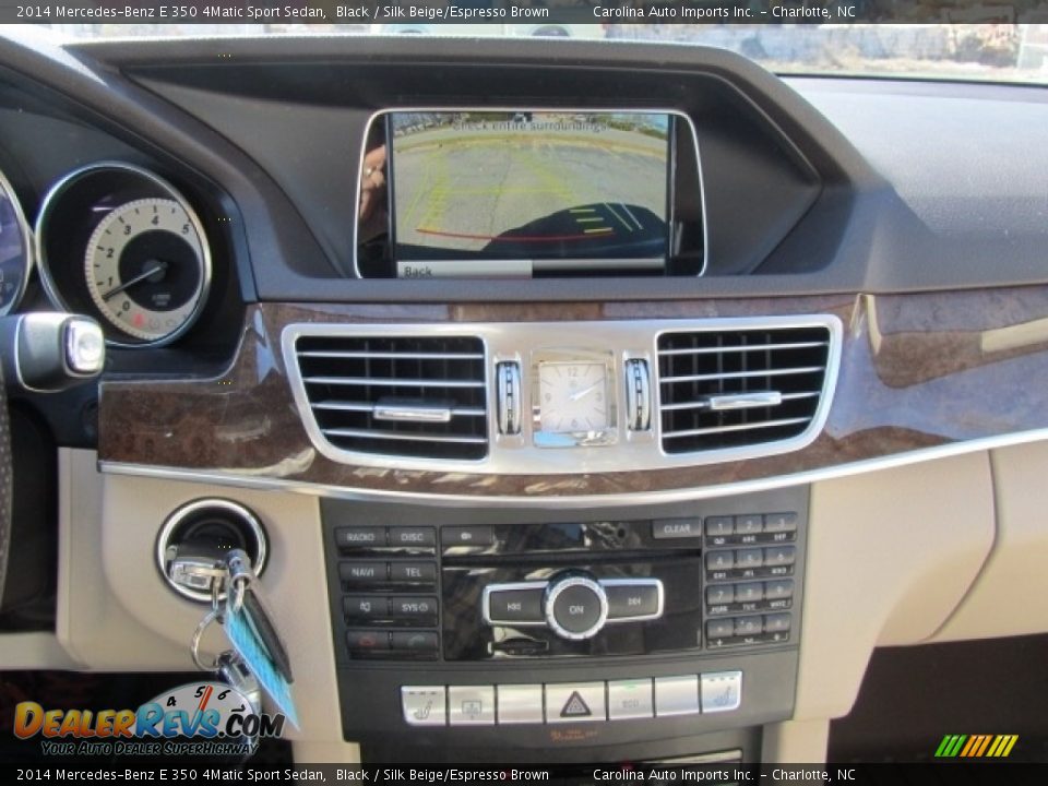 2014 Mercedes-Benz E 350 4Matic Sport Sedan Black / Silk Beige/Espresso Brown Photo #15