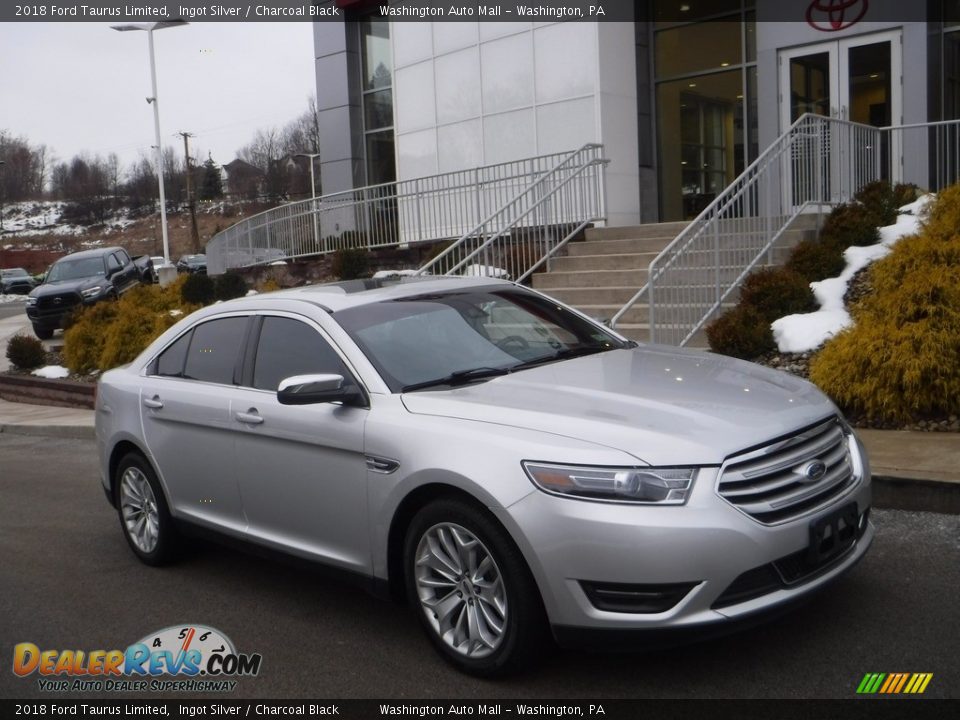 2018 Ford Taurus Limited Ingot Silver / Charcoal Black Photo #1