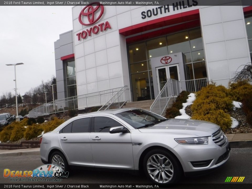 2018 Ford Taurus Limited Ingot Silver / Charcoal Black Photo #2