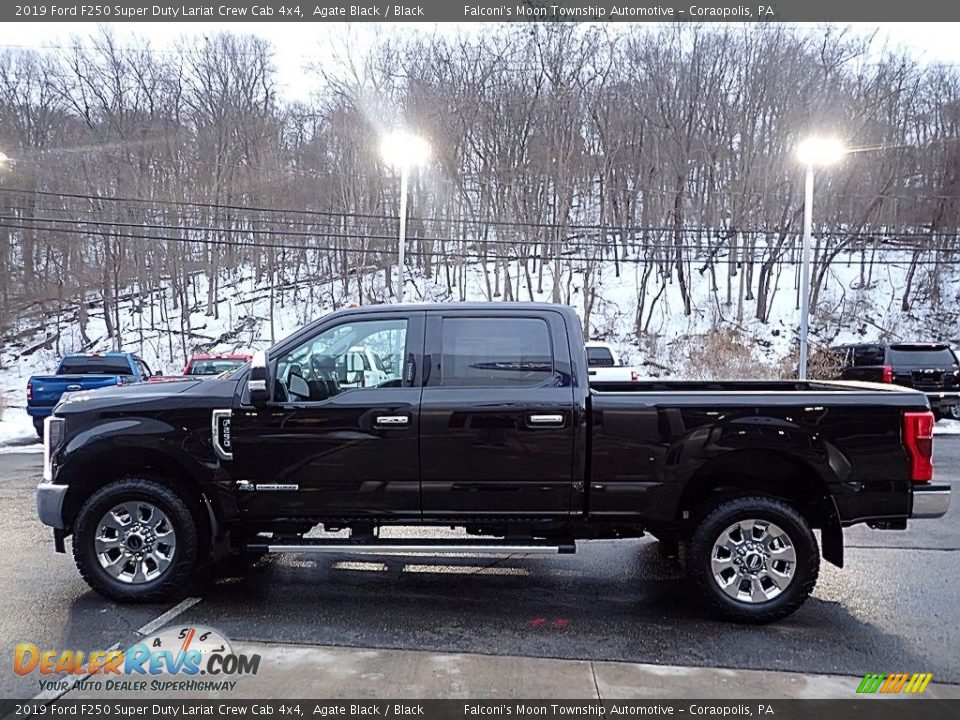 2019 Ford F250 Super Duty Lariat Crew Cab 4x4 Agate Black / Black Photo #5