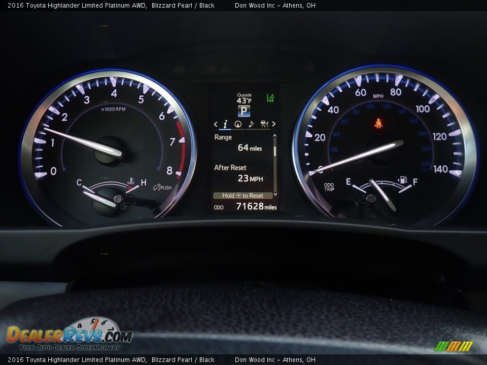 2016 Toyota Highlander Limited Platinum AWD Blizzard Pearl / Black Photo #32