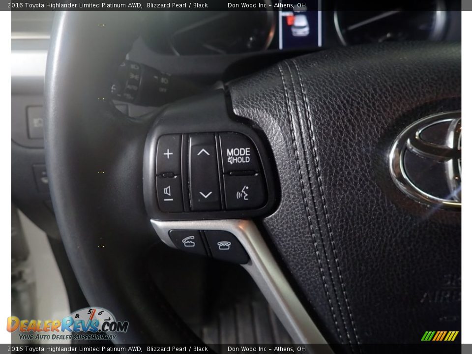 2016 Toyota Highlander Limited Platinum AWD Blizzard Pearl / Black Photo #33