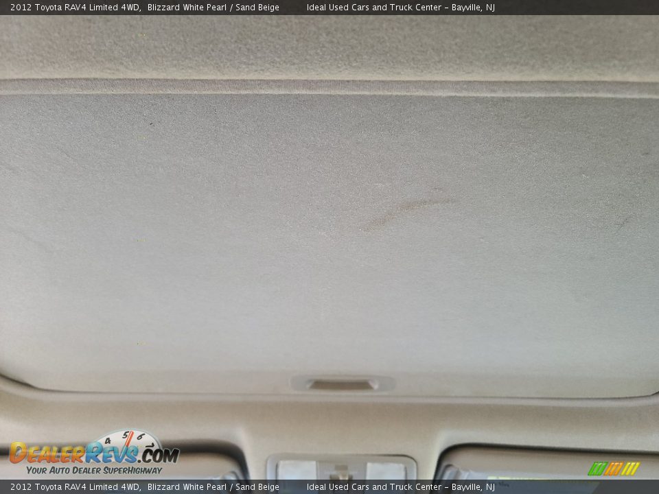 2012 Toyota RAV4 Limited 4WD Blizzard White Pearl / Sand Beige Photo #27