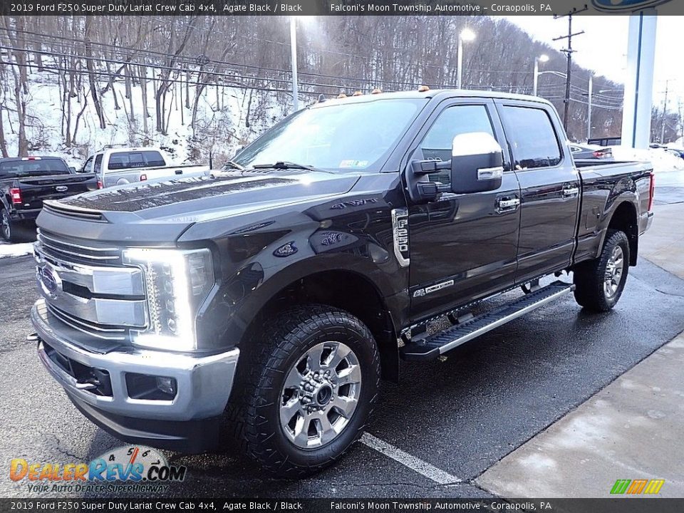 2019 Ford F250 Super Duty Lariat Crew Cab 4x4 Agate Black / Black Photo #6