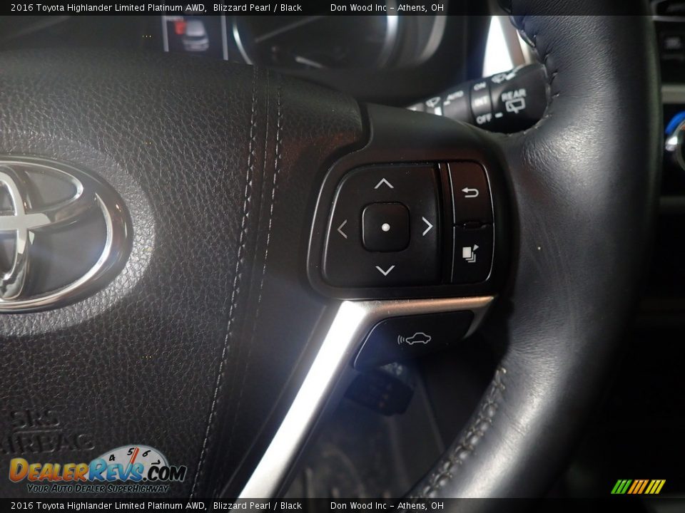 2016 Toyota Highlander Limited Platinum AWD Blizzard Pearl / Black Photo #34
