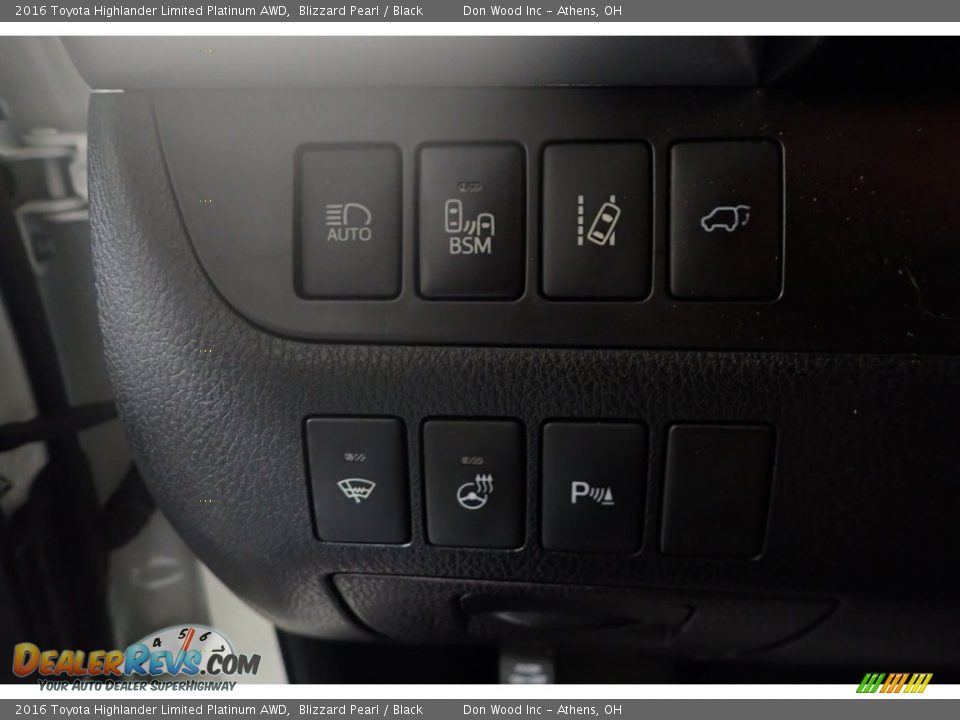 2016 Toyota Highlander Limited Platinum AWD Blizzard Pearl / Black Photo #35