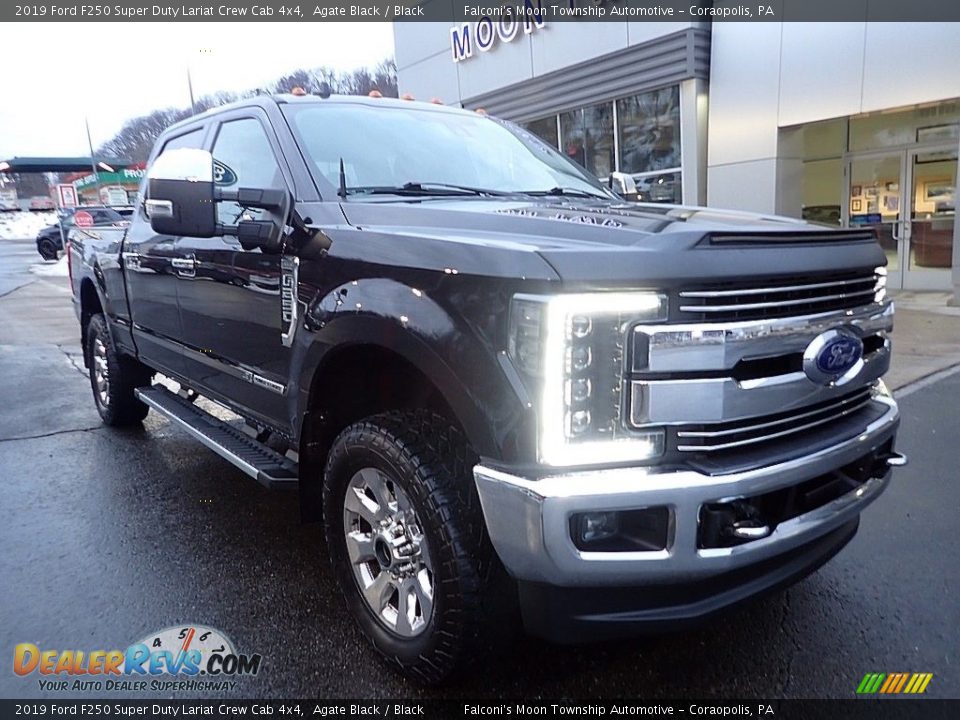 2019 Ford F250 Super Duty Lariat Crew Cab 4x4 Agate Black / Black Photo #8