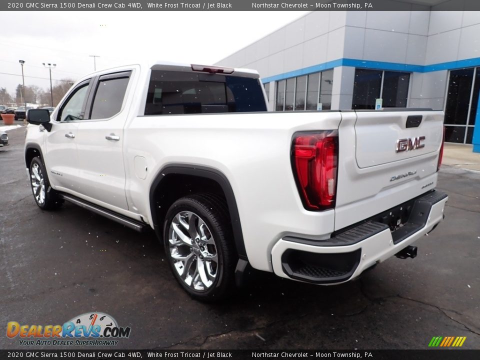 2020 GMC Sierra 1500 Denali Crew Cab 4WD White Frost Tricoat / Jet Black Photo #4