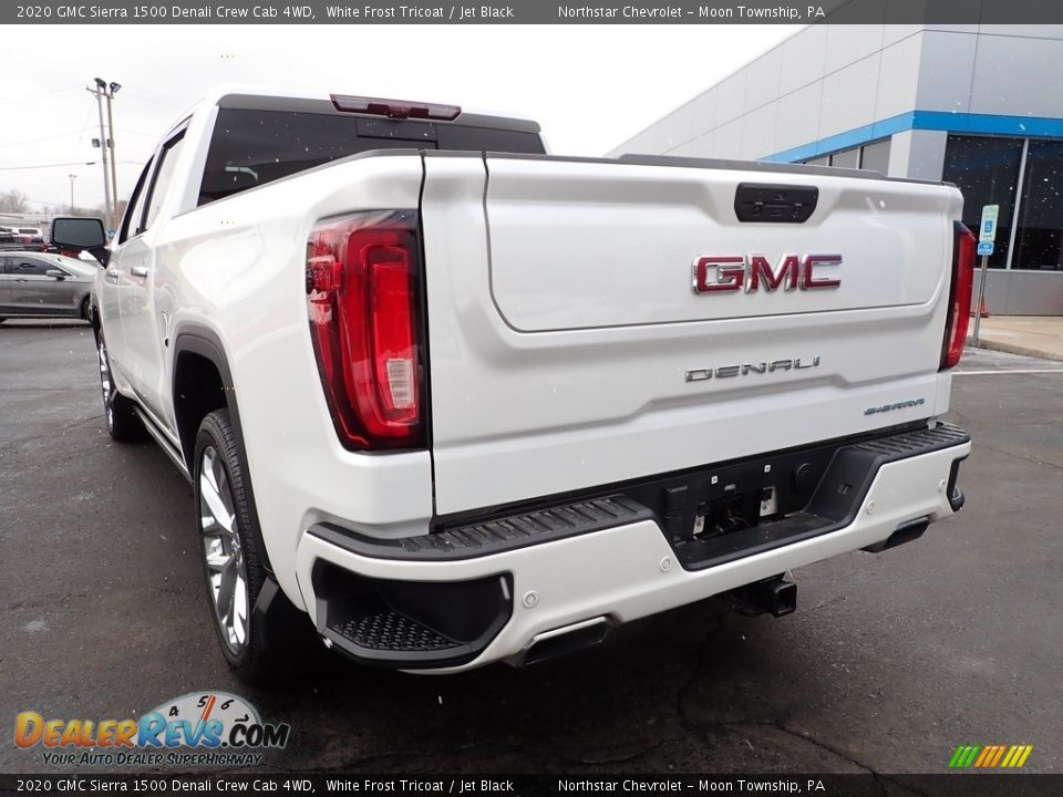 2020 GMC Sierra 1500 Denali Crew Cab 4WD White Frost Tricoat / Jet Black Photo #5