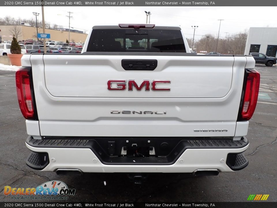 2020 GMC Sierra 1500 Denali Crew Cab 4WD White Frost Tricoat / Jet Black Photo #6