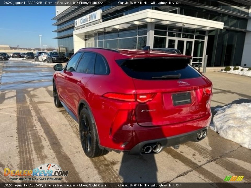 2020 Jaguar F-PACE SVR Firenze Red Metallic / Ebony/Light Oyster Photo #4