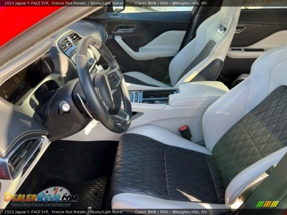 Ebony/Light Oyster Interior - 2020 Jaguar F-PACE SVR Photo #6