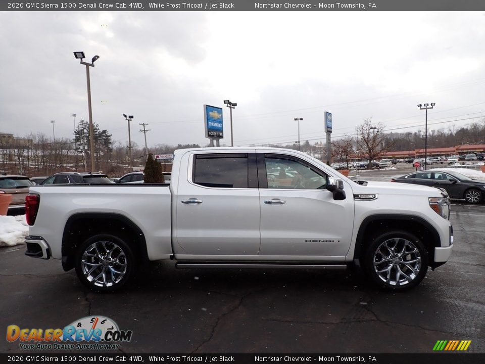 2020 GMC Sierra 1500 Denali Crew Cab 4WD White Frost Tricoat / Jet Black Photo #9