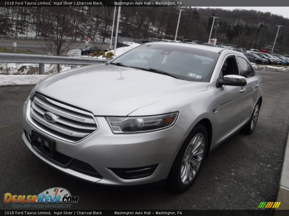 2018 Ford Taurus Limited Ingot Silver / Charcoal Black Photo #12