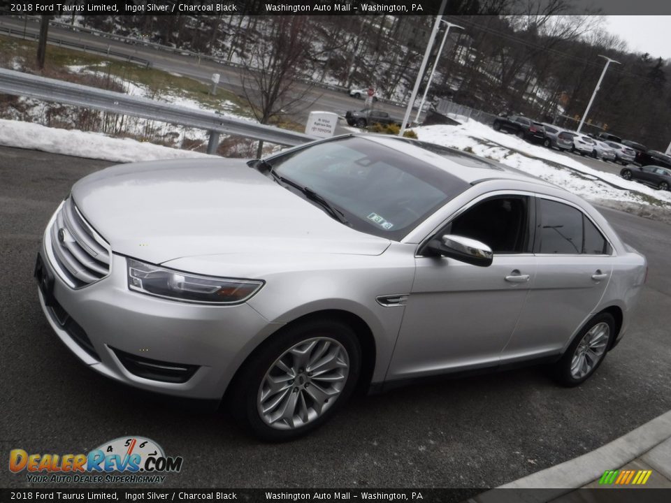 2018 Ford Taurus Limited Ingot Silver / Charcoal Black Photo #14