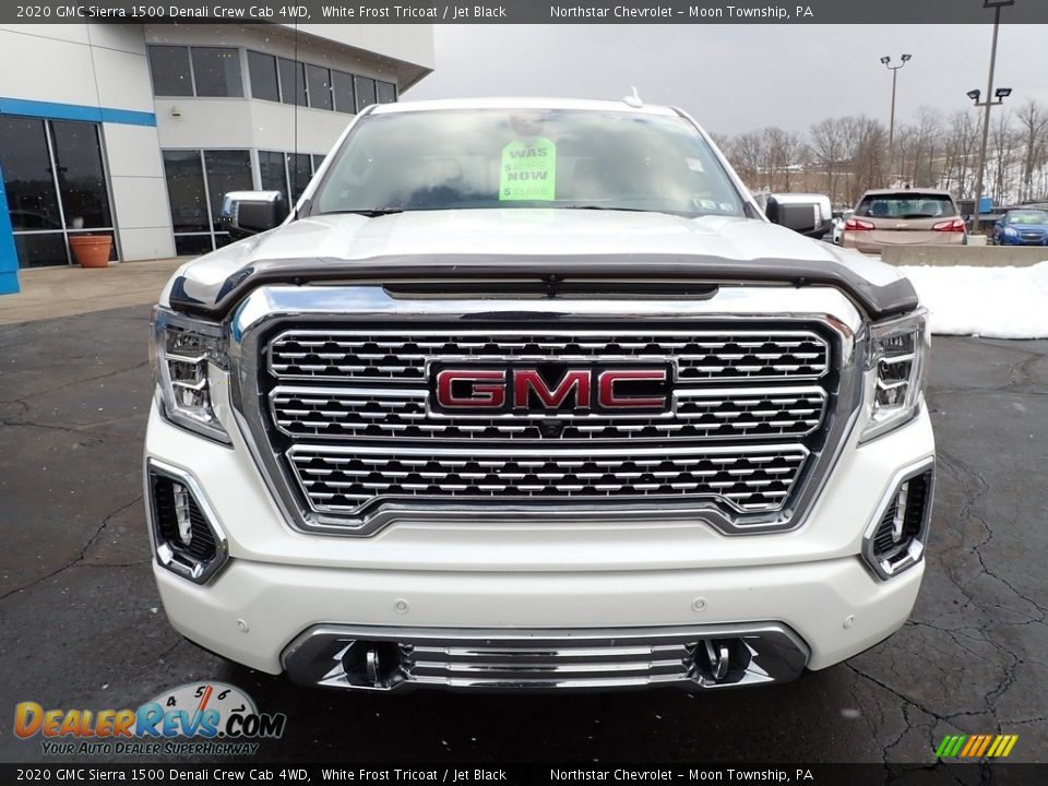 2020 GMC Sierra 1500 Denali Crew Cab 4WD White Frost Tricoat / Jet Black Photo #12