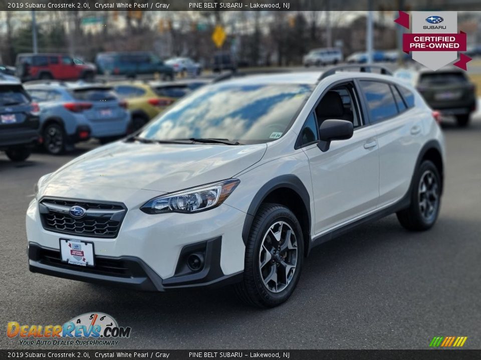 2019 Subaru Crosstrek 2.0i Crystal White Pearl / Gray Photo #1