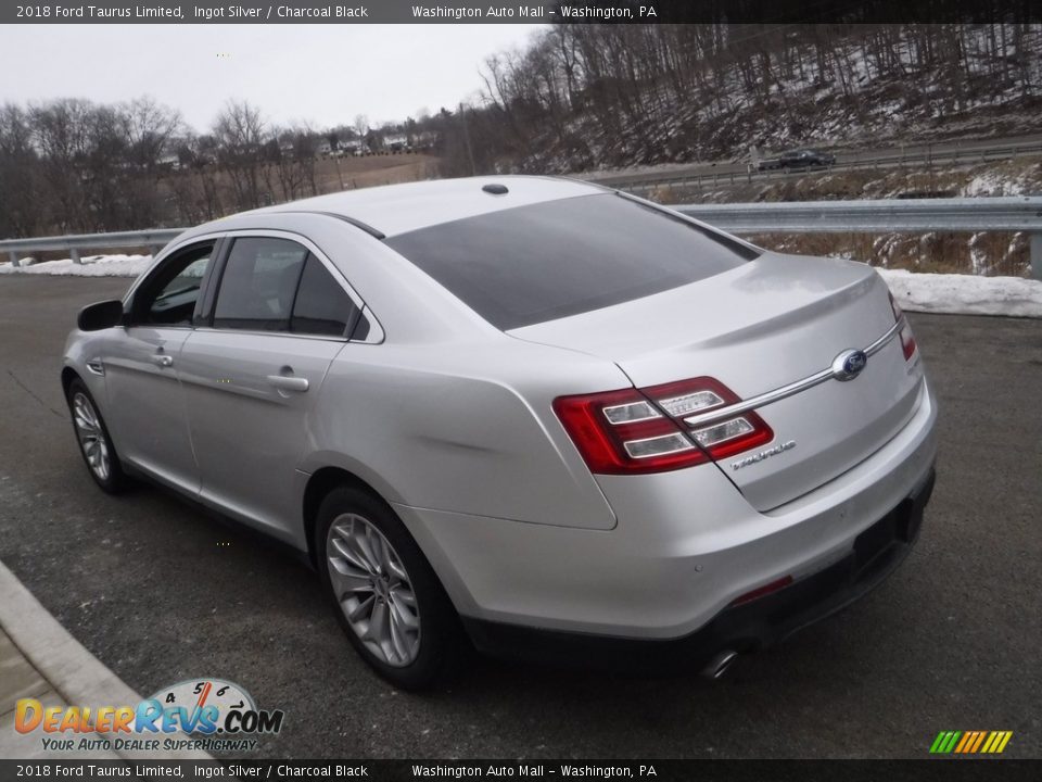 2018 Ford Taurus Limited Ingot Silver / Charcoal Black Photo #16