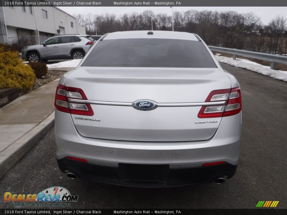 2018 Ford Taurus Limited Ingot Silver / Charcoal Black Photo #17