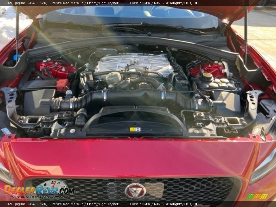 2020 Jaguar F-PACE SVR 5.0 Liter Supercharged DOHC 32-Valve V8 Engine Photo #13