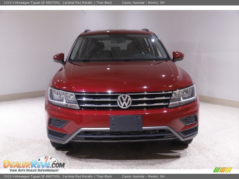 2020 Volkswagen Tiguan SE 4MOTION Cardinal Red Metallic / Titan Black Photo #2