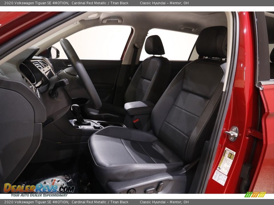 2020 Volkswagen Tiguan SE 4MOTION Cardinal Red Metallic / Titan Black Photo #5