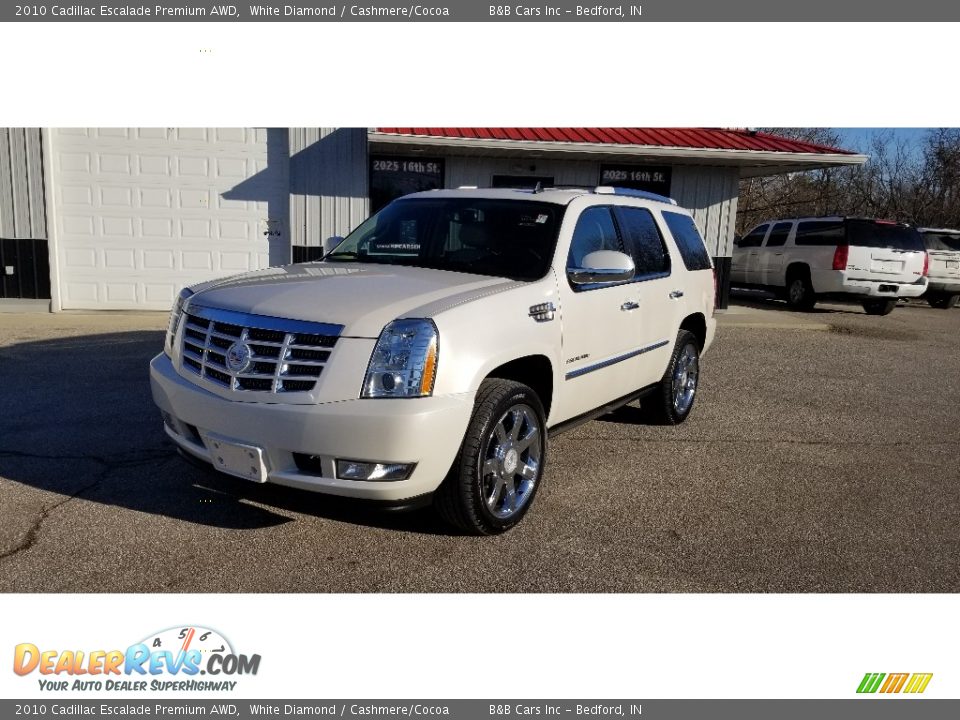 2010 Cadillac Escalade Premium AWD White Diamond / Cashmere/Cocoa Photo #8