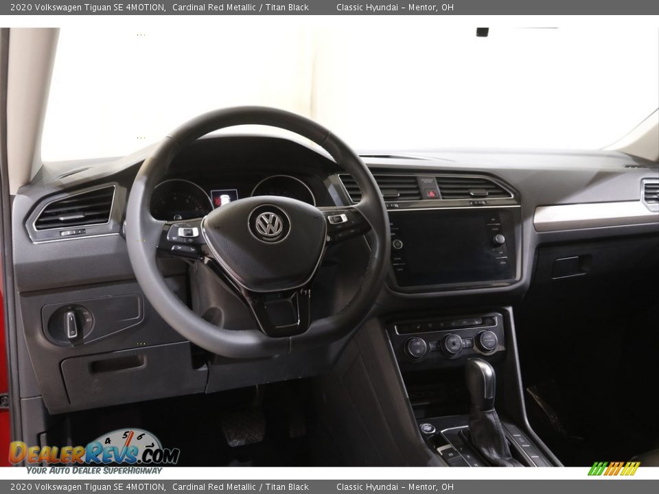 2020 Volkswagen Tiguan SE 4MOTION Cardinal Red Metallic / Titan Black Photo #6