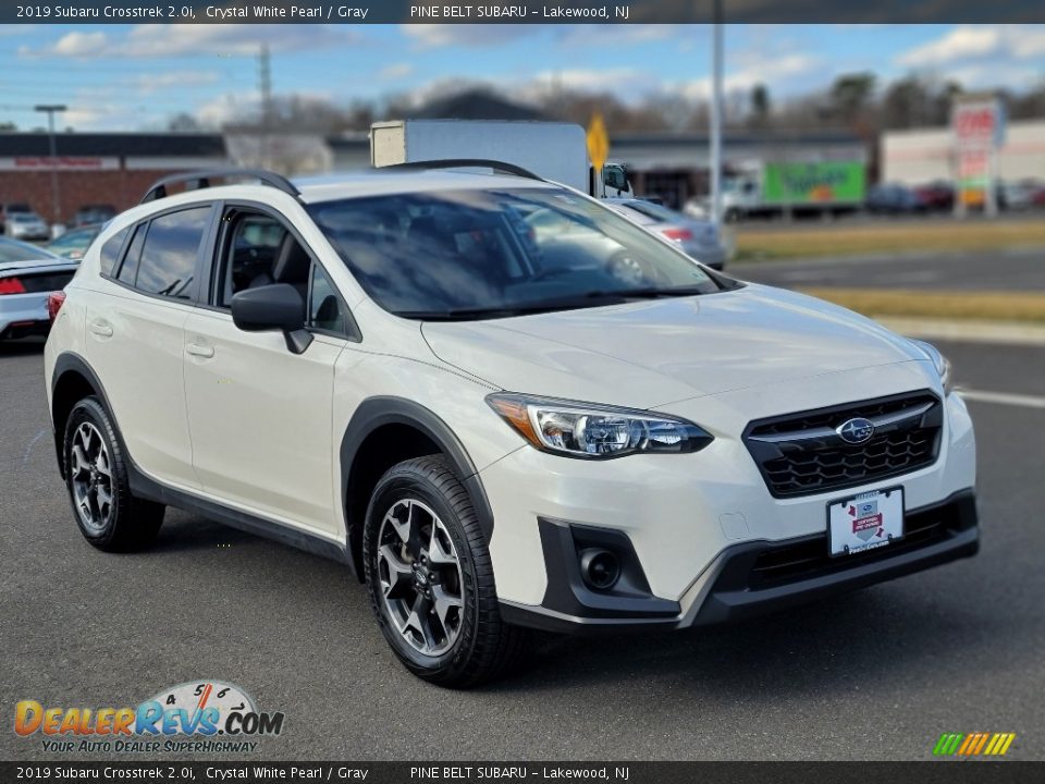 2019 Subaru Crosstrek 2.0i Crystal White Pearl / Gray Photo #8