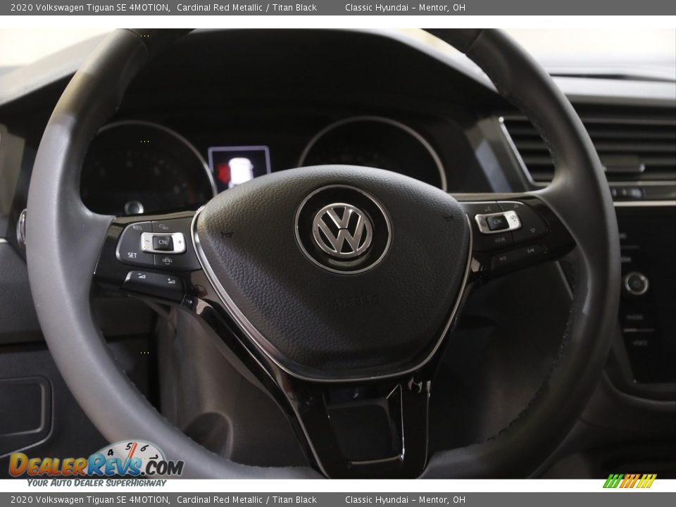 2020 Volkswagen Tiguan SE 4MOTION Cardinal Red Metallic / Titan Black Photo #7