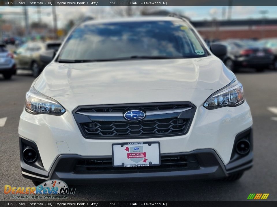 2019 Subaru Crosstrek 2.0i Crystal White Pearl / Gray Photo #9