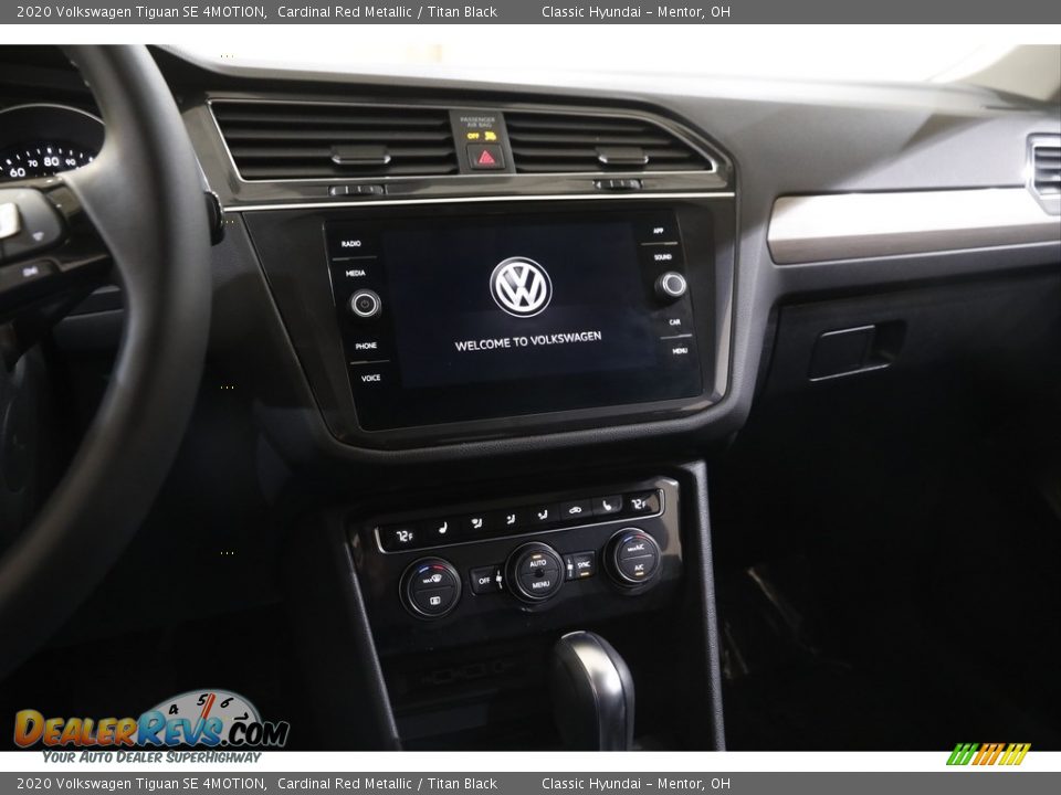 2020 Volkswagen Tiguan SE 4MOTION Cardinal Red Metallic / Titan Black Photo #9