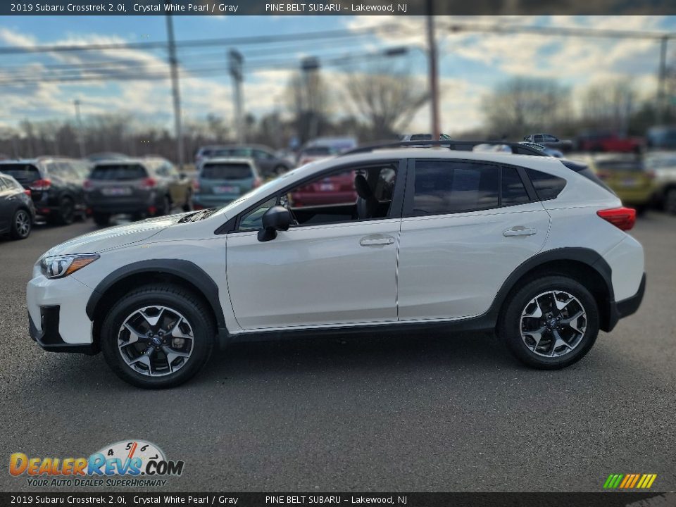 2019 Subaru Crosstrek 2.0i Crystal White Pearl / Gray Photo #10