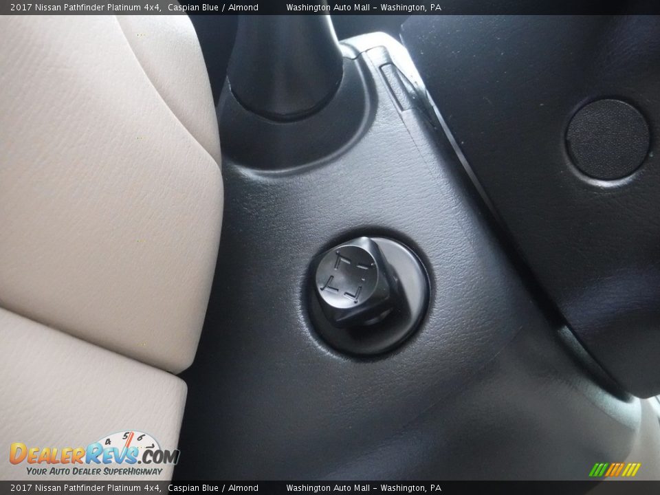 2017 Nissan Pathfinder Platinum 4x4 Caspian Blue / Almond Photo #16