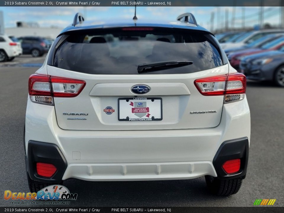 2019 Subaru Crosstrek 2.0i Crystal White Pearl / Gray Photo #12