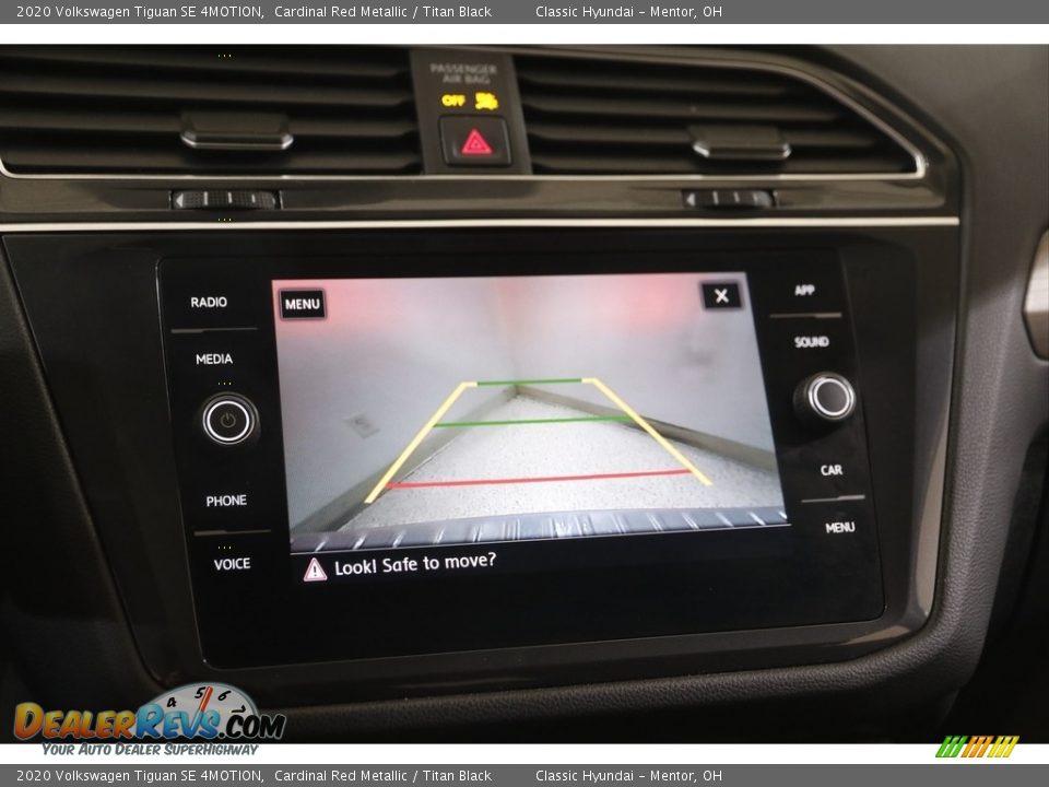 2020 Volkswagen Tiguan SE 4MOTION Cardinal Red Metallic / Titan Black Photo #12