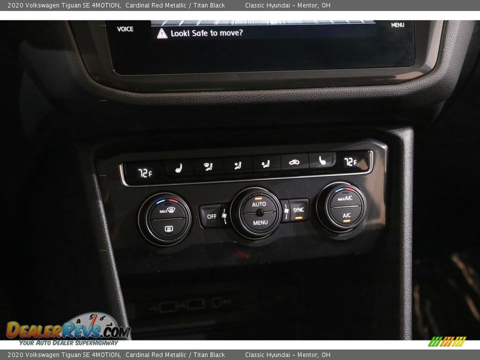 2020 Volkswagen Tiguan SE 4MOTION Cardinal Red Metallic / Titan Black Photo #13