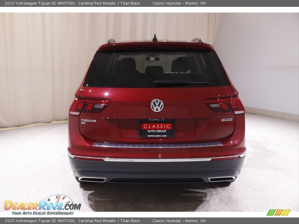 2020 Volkswagen Tiguan SE 4MOTION Cardinal Red Metallic / Titan Black Photo #19