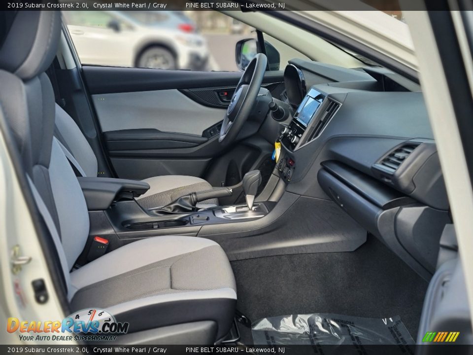 2019 Subaru Crosstrek 2.0i Crystal White Pearl / Gray Photo #18