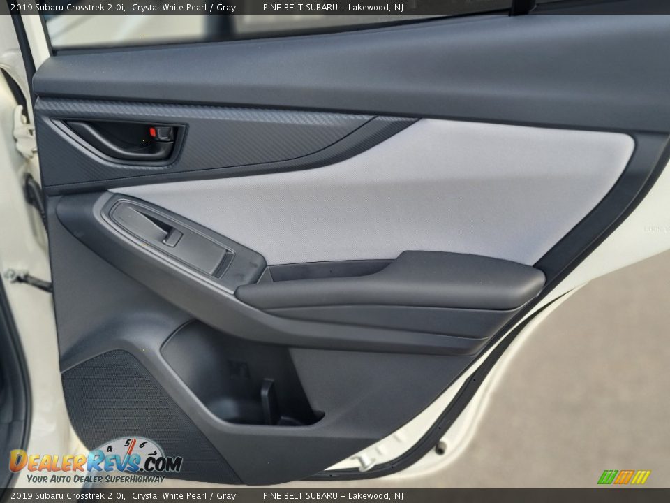 2019 Subaru Crosstrek 2.0i Crystal White Pearl / Gray Photo #19