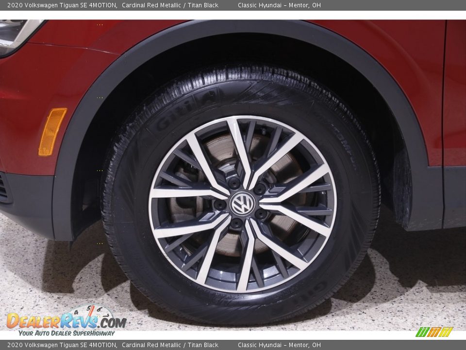 2020 Volkswagen Tiguan SE 4MOTION Cardinal Red Metallic / Titan Black Photo #21