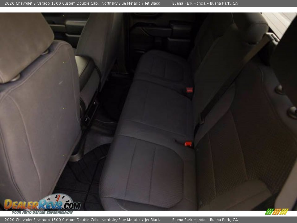 2020 Chevrolet Silverado 1500 Custom Double Cab Northsky Blue Metallic / Jet Black Photo #4