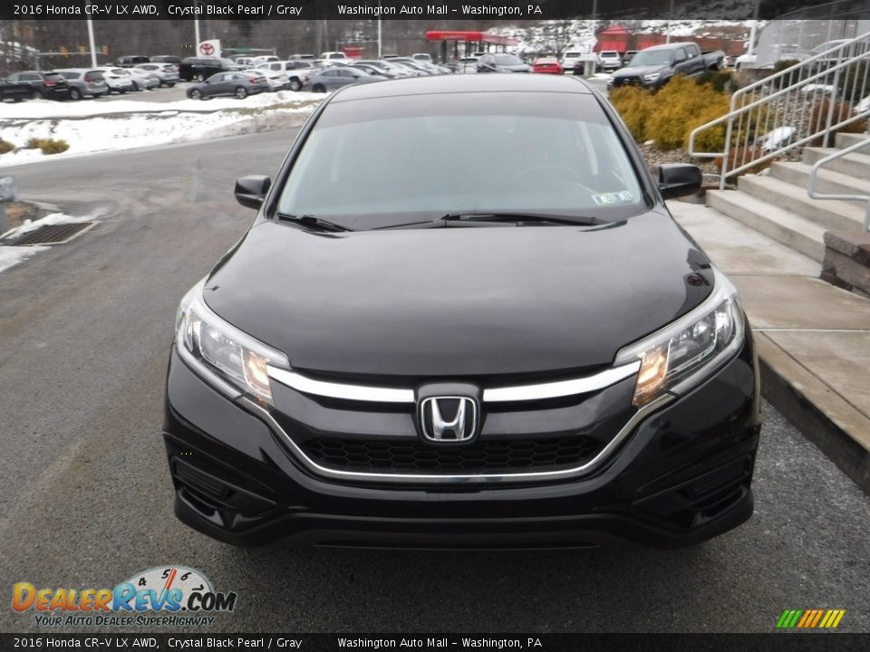 2016 Honda CR-V LX AWD Crystal Black Pearl / Gray Photo #8